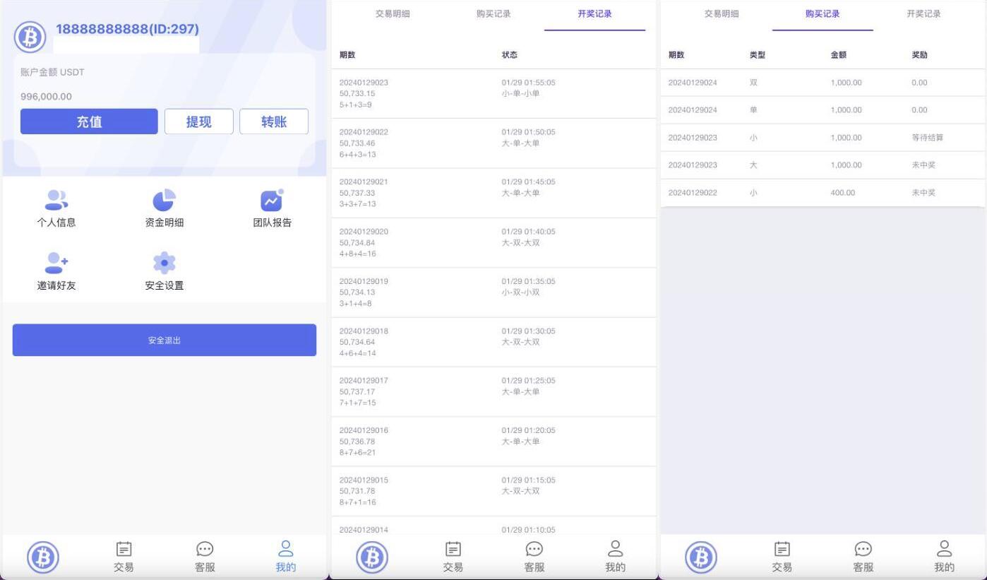海外虚拟货币竞猜玩法源码  中英文USDT竞猜下注源码 USDT-PC28玩法 5分钟一期开奖 自动开奖结算 带预设开奖结果