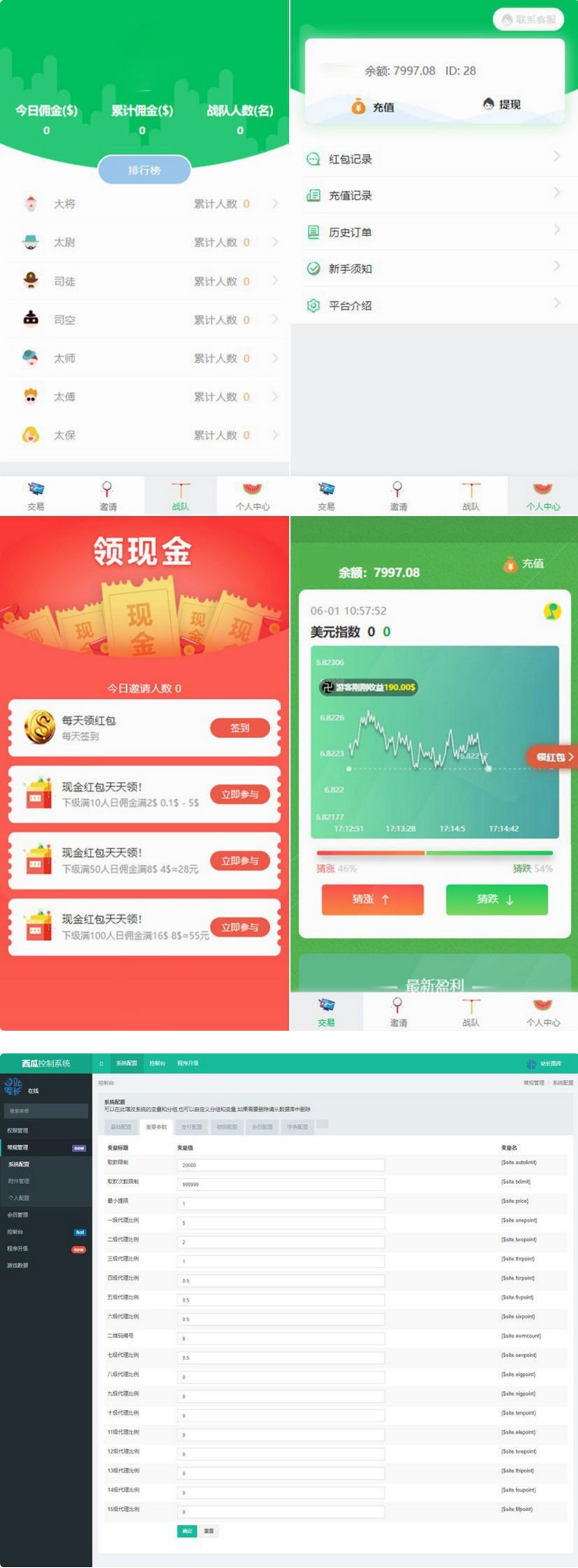 【西瓜小清新币圈】西瓜小清新币圈免公众号版+对接支付+推广K线正常完美源码 【西瓜小清新币圈】西瓜小清新币圈免公众号版+对接支付+推广K线正常完美源码